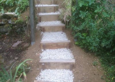 création escaliers de jardin à Caen (Calvados -14) - AVAE