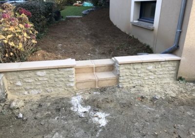 création escaliers de terrasse à Caen (Calvados -14) - AVAE