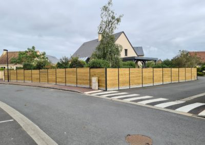 installation pose de clòtures en bois à Caen (Calvados -14) - AVAE