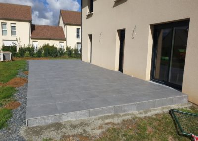Carrelage extérieur à Caen (Calvados-14) - Terrasse grès cérame