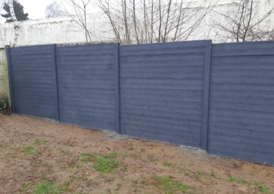 Installation, pose de clôtures en béton à Caen - AVAE Paysage