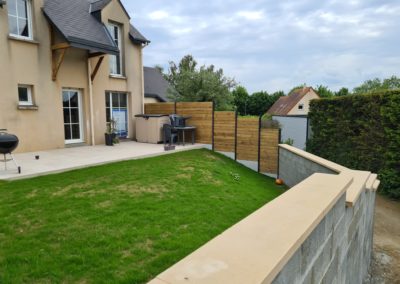 Création de murs, murets de clôture à Caen - AVEA Paysage